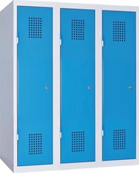 Locker triple laag, 3x deur hoog
