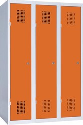 Locker triple middel, 3x deur hoog