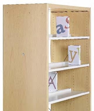 Helsinki dubbelz aanbouw (R.10/4) - 10x legbord hout - H1800xB900xD525 mm - decor 2