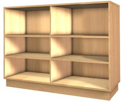 Storix boekenkast enkelzijdig breed