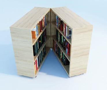 XL klap boekenkast
