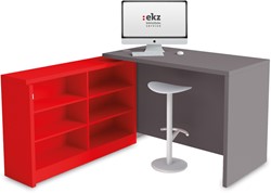 Veelzijdige staande balie "Quick Changer" hoog