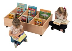 Kinderbox BIBU 6-vaks verrijdbaar