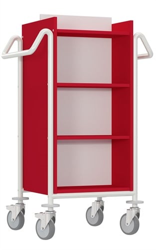 Boekenwagen Atria - rood-wit
