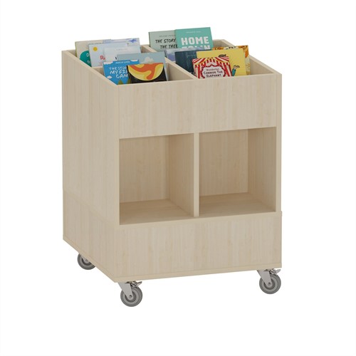 Foxis prentenboekenbak hoog - B600 x D600 x H780 mm - ahorn