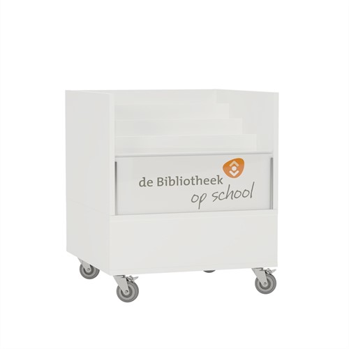 Foxis browserkast smal enkelzijdig - B600 x D600 x H700 mm - wit