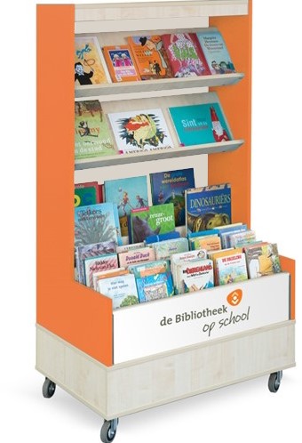 Foxis browser boekenkast enkelzijdig met achterwand