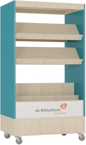 Foxis browser boekenkast dubbelzijdig