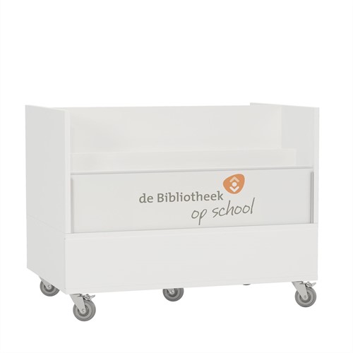 Foxis browserkast dubbelzijdig - B900 x D600 x H700 mm - wit