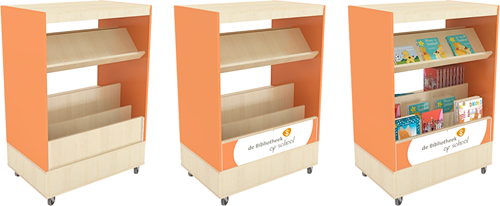 Foxis Junior browser boekenkast hybride dubbelzijdig
