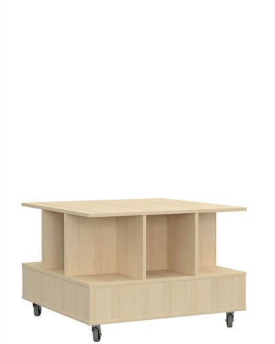 Foxis open 33 basis + 1 niveau open B895 x D895 x H640 mm - ahorn