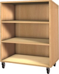 Storix boekenkast dubbelzijdig smal