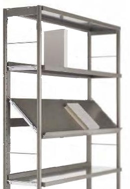 Milan wand start (R.6) - 5x legbord hout - H1800xB925xD275 mm - decor 2
