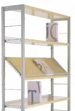 Prague wand start (R.3) - 5x legbord hout - H1800xB925xD275 mm - decor 2