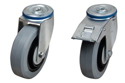 Set van 4 softwielen voor QAR/STAR boekenwagen